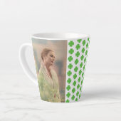 Grace of Monaco / St Patrick's Day Latte Tasse (Linke Ecke)