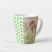 Grace of Monaco / St Patrick's Day Latte Tasse (Rechte Ecke)