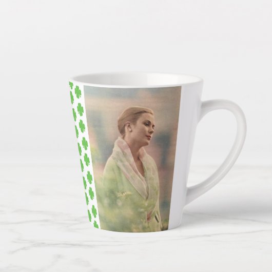 Grace of Monaco / St Patrick's Day Latte Tasse (Rechts)