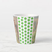 Grace of Monaco / St Patrick's Day Latte Tasse (Vorderseite)