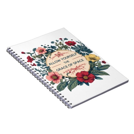 Grace of Space Spiral Notebook Notizblock (Rechte Seite)