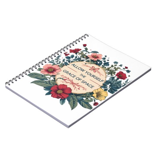 Grace of Space Spiral Notebook Notizblock (Linke Seite)