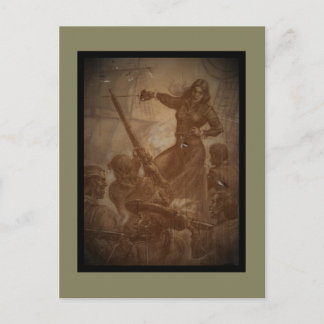 Grace O'Malley Pirate Queen Postkarte