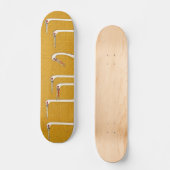 Grace on Wheels: Skateboard Crane Art (Vorderseite)