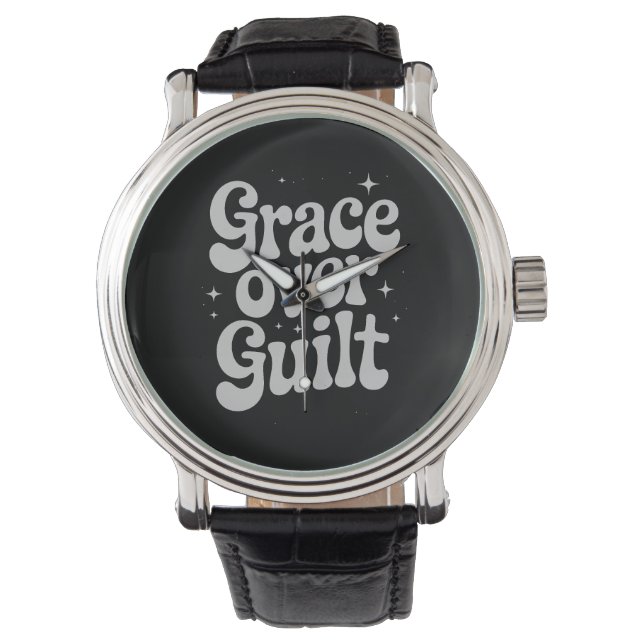 Grace Over Guilt Armbanduhr (Vorderseite)