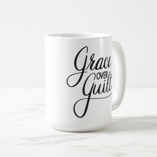 Grace Over Guilt Kaffeetasse (VorderseiteRechts)