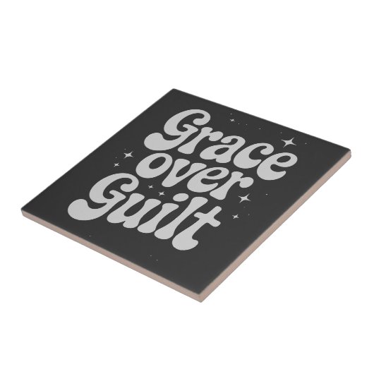 Grace Over Guilt Keramik Tile Fliese (Seite)