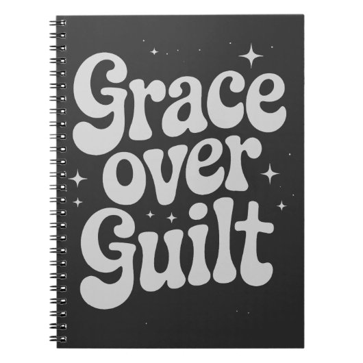 Grace Over Guilt Notebook Notizblock (Vorderseite)