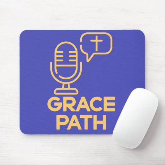 Grace Path 🎙️ ✝️ Mouse Pad Mousepad (Mit Mouse)