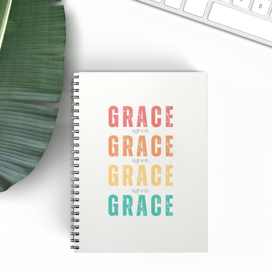 Grace Prayer Journal, Christliches Notebook Notizblock