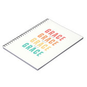 Grace Prayer Journal, Christliches Notebook Notizblock (Linke Seite)