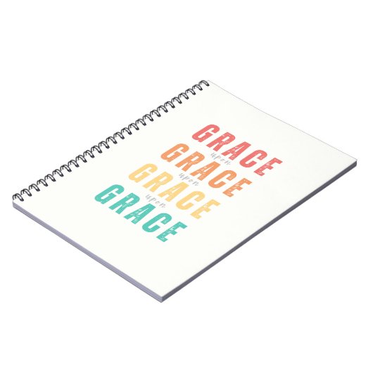 Grace Prayer Journal, Christliches Notebook Notizblock (Linke Seite)