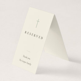Grace Sage Religiöse Reservierte Sitzplatzkarte Visitenkarten