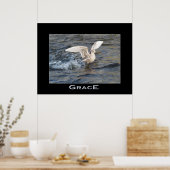 GRACE Sea Gull Landing Foto Poster (Küche)