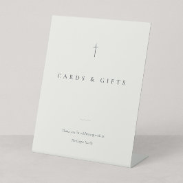 Grace Stone Minimal Cross Cards & Gifts Tisch Sockelschild