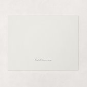 Grace Stone Minimal Kreuz religiös Dankeskarte