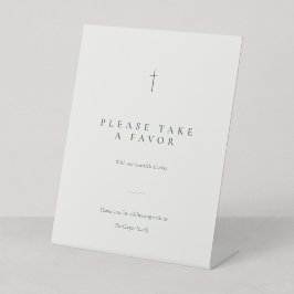 Grace Stone Minimalistische Christliche Kreuz Favo Sockelschild