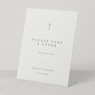Grace Stone Minimalistische Christliche Kreuz Favo Sockelschild