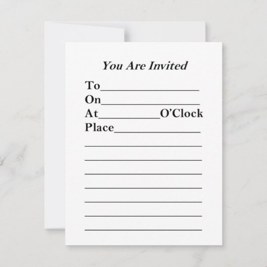 Grace & Style Einladung (Rückseite)