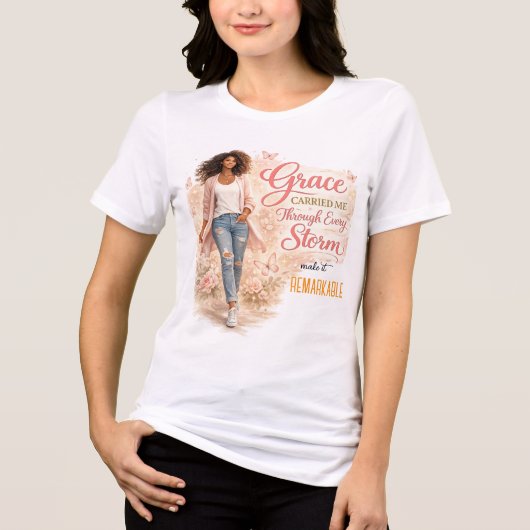 Grace T-Shirt Tri-Blend Shirt (Vorderseite)