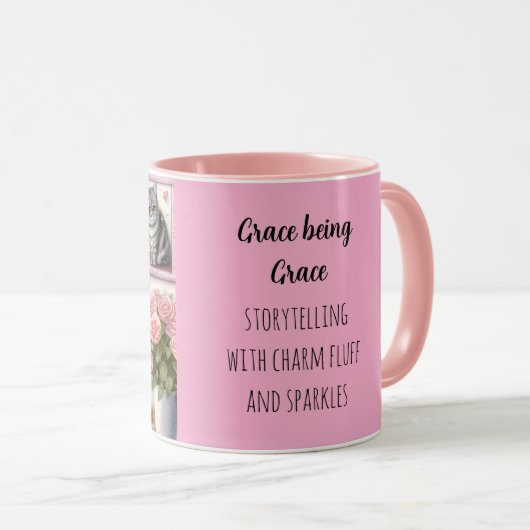 Grace the Robot - Sparkle und Syntax an ihrem Schr Tasse (VorderseiteRechts)