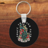 Grace Through Faith Lest Any Should Boast Pea Chri Schlüsselanhänger (Vorderseite)