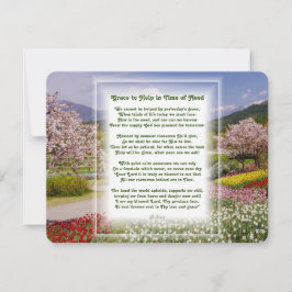 "Grace to help" Christliches Gedicht mit Frühlings Feiertagskarte