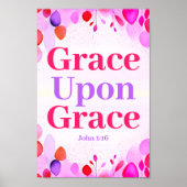 Grace über Grace Boho Christlich Teen Giro del Mal Poster (Vorne)