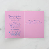 Grace und Beauty individuell anpassbar Afrocentric Karte (Innenseite)