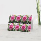 ***GRACE UND ELEGANCE*** NUR WIE SIE - ROSE KARTE (Vorderseite)