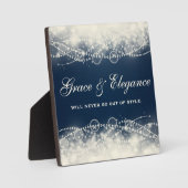 Grace und Eleganz werden nie außer Mode kommen Fotoplatte (Vorderseite)