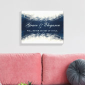 Grace und Eleganz werden nie außer Mode kommen Leinwanddruck (Insitu (Wohnzimmer))