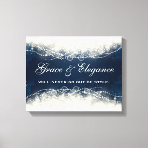 Grace und Eleganz werden nie außer Mode kommen Leinwanddruck