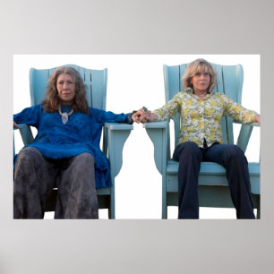 Grace und Frankie Sitting Poster