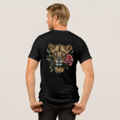 Grace und Power Tri-Blend Shirt (Rückseite voll)