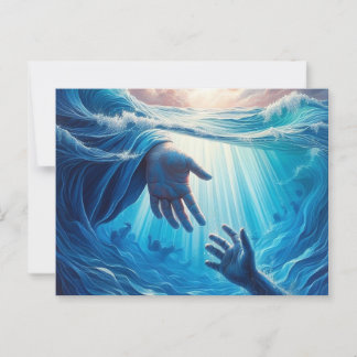 Grace unter der Oberfläche Postkarte