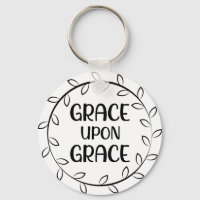 Grace Upon Grace Button Schlüsselanhänger