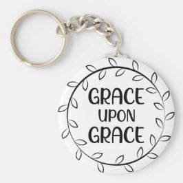 Grace Upon Grace Button Schlüsselanhänger