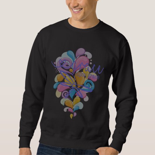 Grace Upon Grace Dragonfly Pastel Sweatshirt (Vorderseite)
