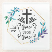 Grace upon Grace Glasuntersetzer (Vorderseite)