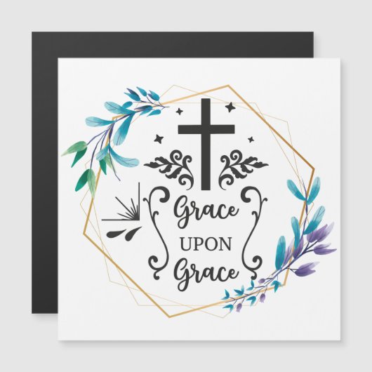 Grace upon Grace Magnetkarte (Vorne/Hinten)