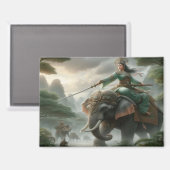 Grace von Jade Magnet (Vorderseite/Rückseite)