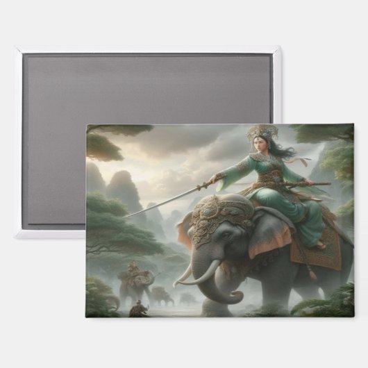 Grace von Jade Magnet (Vorderseite/Rückseite)