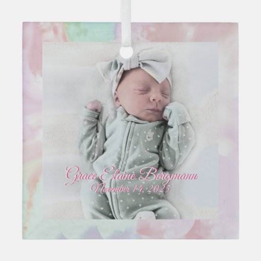 GraceB Special Order Glass Ornament Aus Glas (Vorderseite)