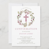 Graceful Ansammlung Erste Bestätigung Einladung (Vorderseite)