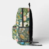 Graceful Apple Blossom, Tulips und Ostereier Bedruckter Rucksack (Rechts)