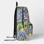 Graceful Apple Blossom, Tulips und Ostereier Bedruckter Rucksack (Links)