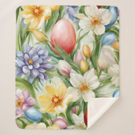 Graceful Apple Blossom, Tulips und Ostereier Sherpadecke