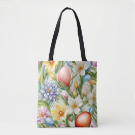 Graceful Apple Blossom, Tulips und Ostereier Tasche
