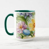 Graceful Apple Blossom, Tulips und Ostereier Tasse (Links)